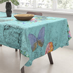 Paris - my blue love Tablecloth Gallery Image 3