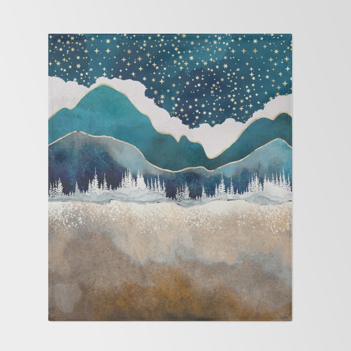 Late Winter Throw Blanket Gallery Image 2