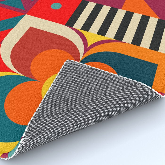 Colorful Happy Geometrics Rug Gallery Image 4