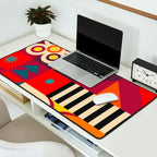 Colorful Happy Geometrics Desk Mat Gallery Image 2