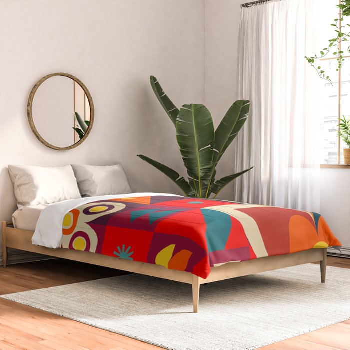 Colorful Happy Geometrics Comforter Gallery Image 2