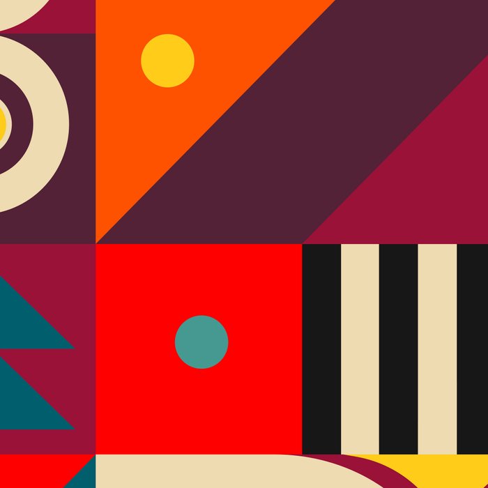 Colorful Happy Geometrics Coffee Mug Gallery Image 2