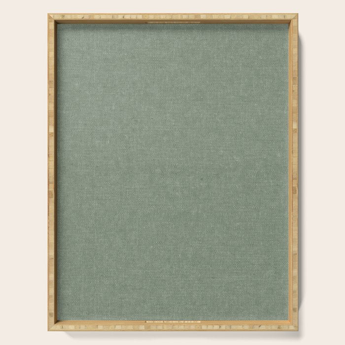 solid woven - sage Serving Tray Gallery Image 1
