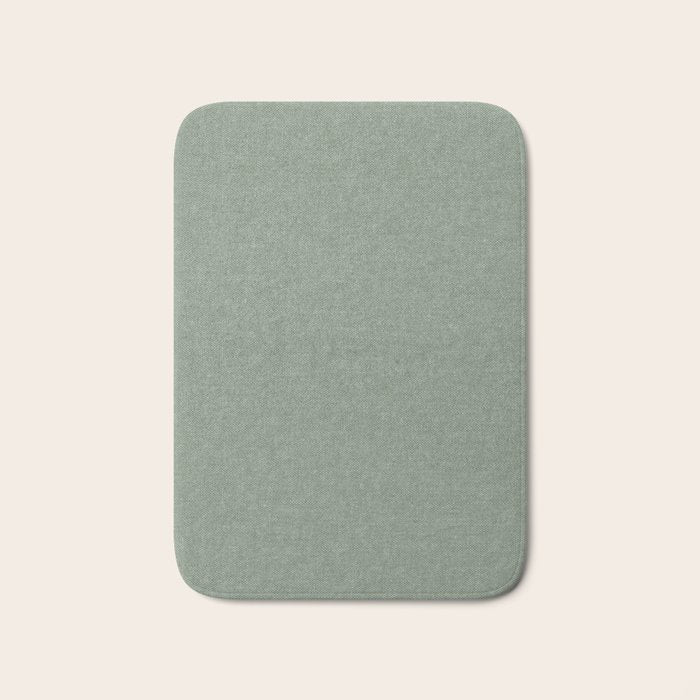 solid woven - sage Bath Mat Gallery Image 1