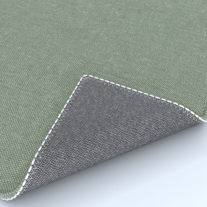 solid woven - sage Rug Gallery Image 4