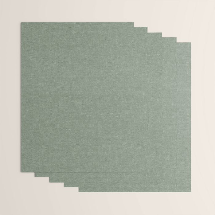 solid woven - sage Wrapping Paper Gallery Image 3
