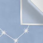 Virgo Zodiac Star Constellation Line Art Sky Blue Wall Tapestry Gallery Image 3