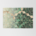 Leaves And Cubes Rug Gallery Image 2