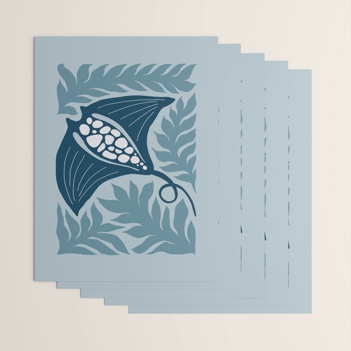 Manta Ray Wrapping Paper Gallery Image 3
