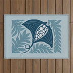 Manta Ray Outdoor Rug Gallery Image 1