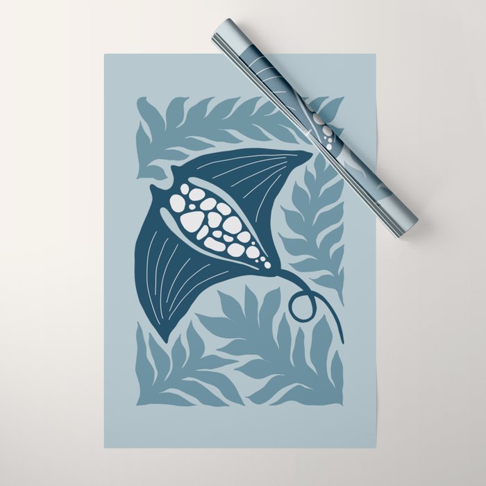 Manta Ray Wrapping Paper Gallery Image 1