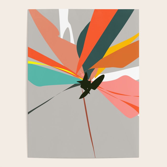 Abstract Floral 03B Poster Gallery Image 4