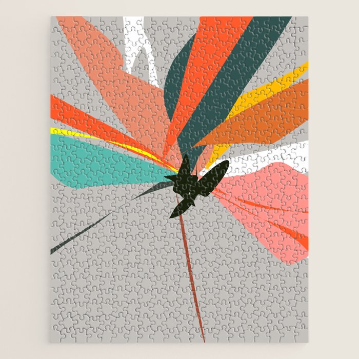 Abstract Floral 03B Jigsaw Puzzle Gallery Image 1