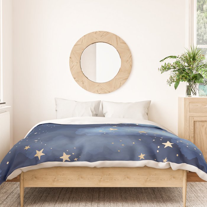 Magical Starry Night Sky  Duvet Cover Gallery Image 3