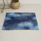 Magical Starry Night Sky  Rug Gallery Image 1
