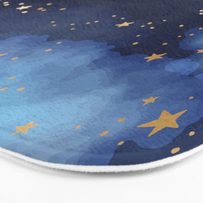 Magical Starry Night Sky  Bath Mat Gallery Image 3