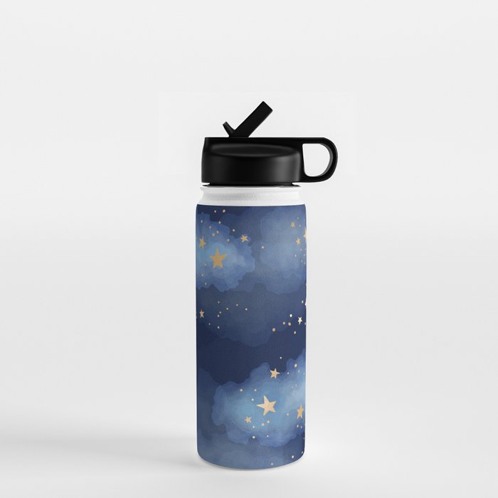 Magical Starry Night Sky  Water Bottle Gallery Image 1