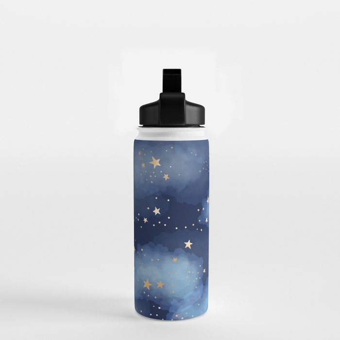 Magical Starry Night Sky  Water Bottle Gallery Image 2