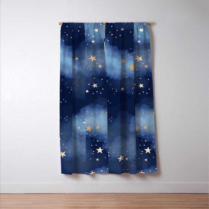 Magical Starry Night Sky  Window Curtain Gallery Image 3