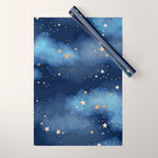 Magical Starry Night Sky  Wrapping Paper Gallery Image 1