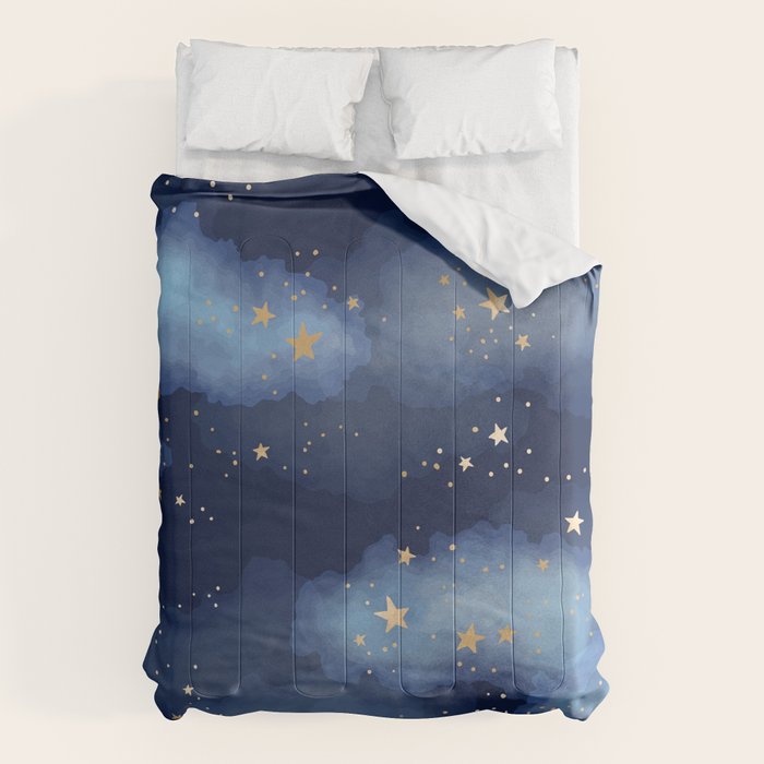 Magical Starry Night Sky  Comforter Gallery Image 6
