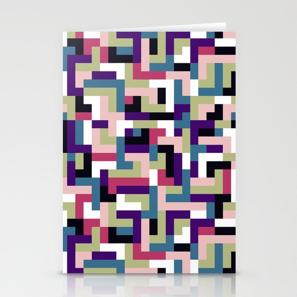 Boho M Tetris PTT Stationery Card Gallery Image 1