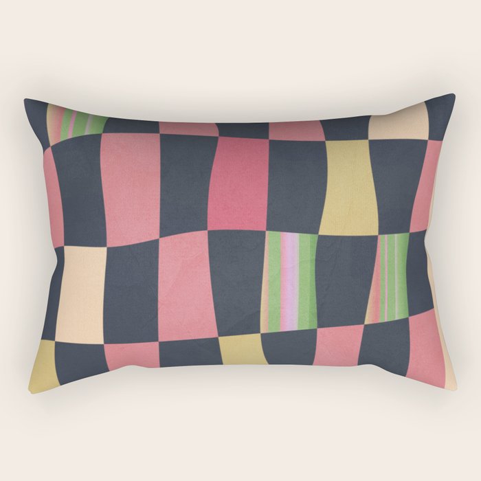 Geometric Abstraction 241 Rectangular Pillow Gallery Image 2