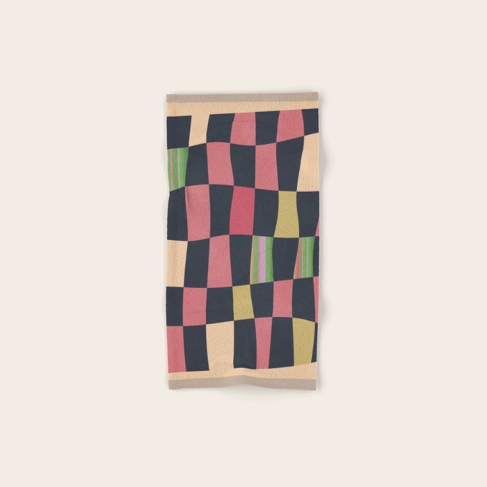 Geometric Abstraction 241 Bath Towel Gallery Image 1