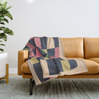Geometric Abstraction 241 Throw Blanket Gallery Image 1