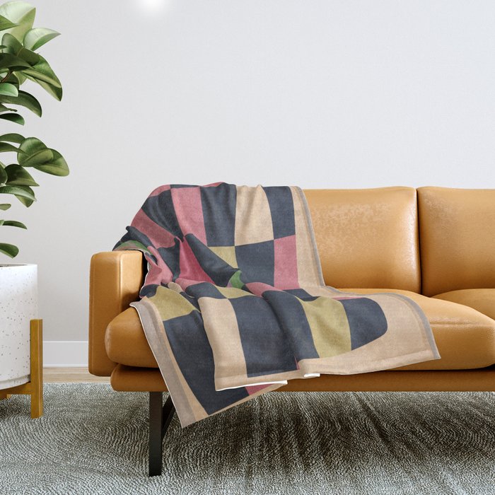 Geometric Abstraction 241 Throw Blanket Gallery Image 1