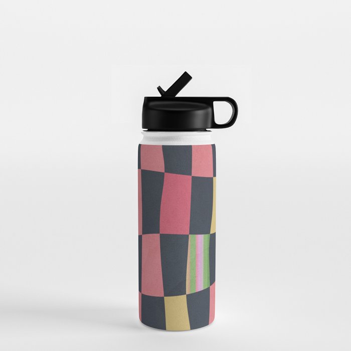 Geometric Abstraction 241 Water Bottle Gallery Image 1