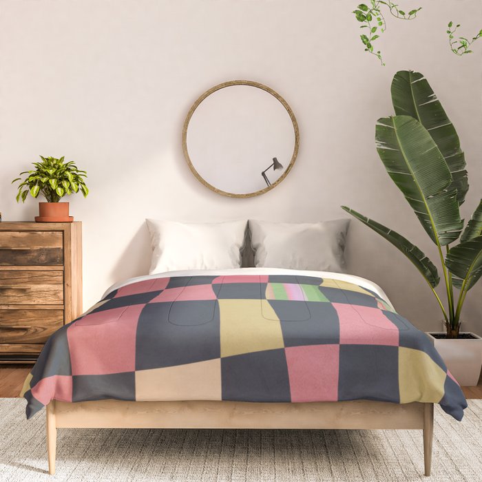 Geometric Abstraction 241 Comforter Gallery Image 3