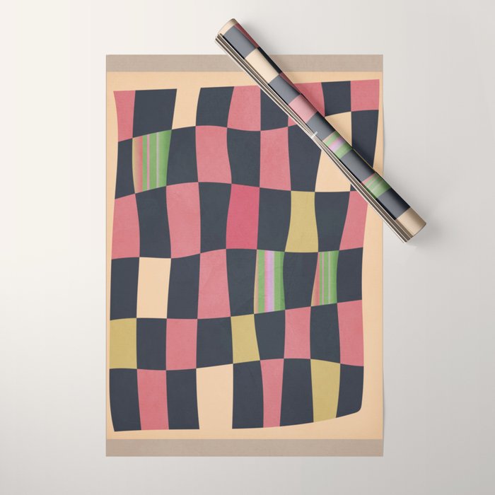 Geometric Abstraction 241 Wrapping Paper Gallery Image 1