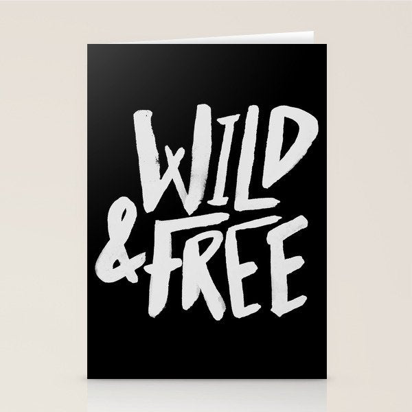 Wild and Free II Stationery Card Gallery Image 1