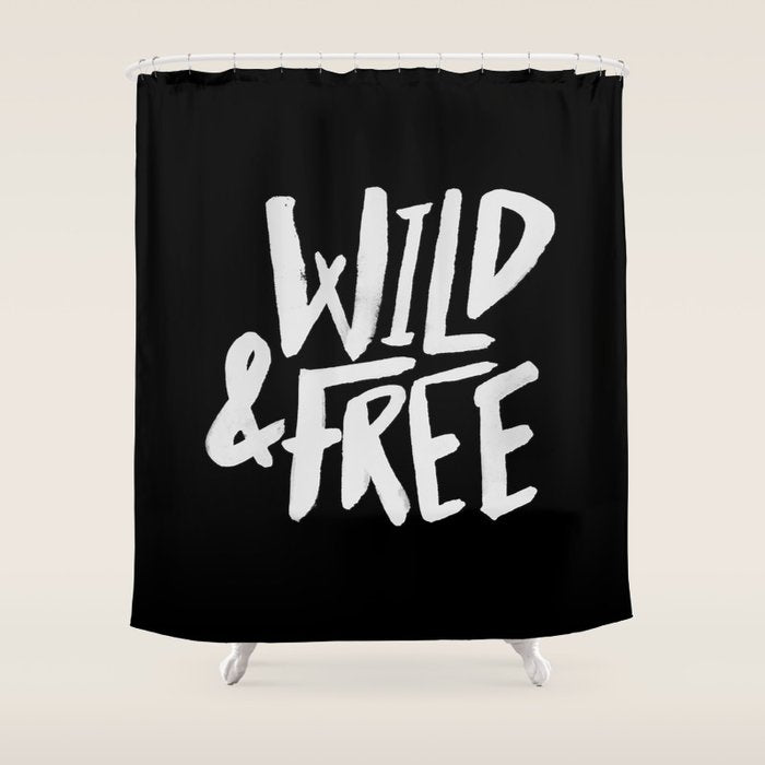 Wild and Free II Shower Curtain Gallery Image 1