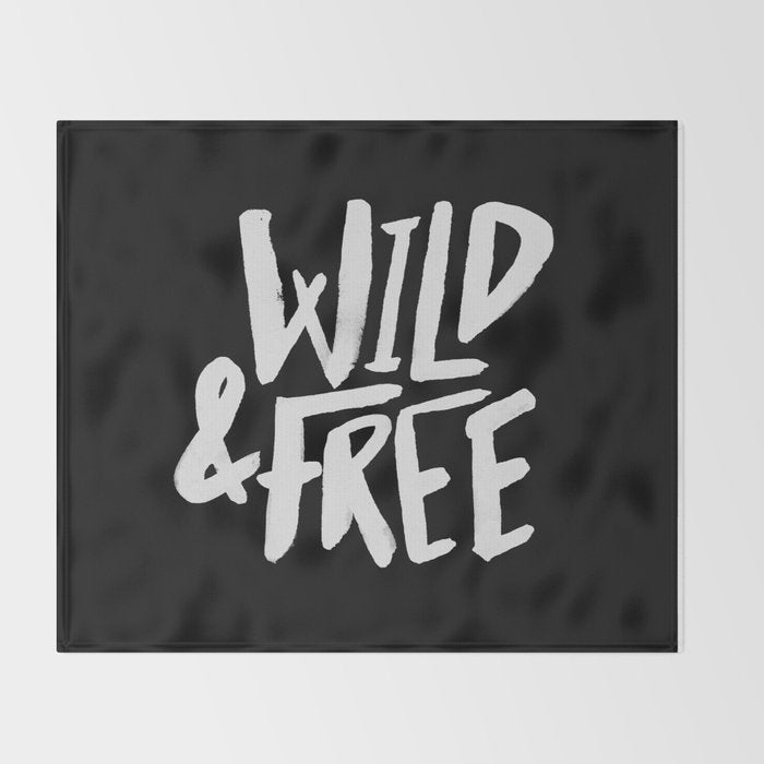 Wild and Free II Throw Blanket Gallery Image 2