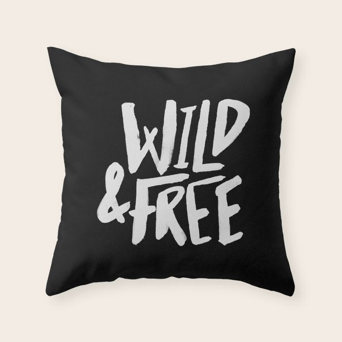 Wild and Free II Throw Pillow Gallery Image 6
