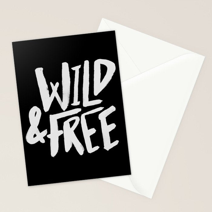 Wild and Free II Stationery Card Gallery Image 2