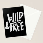 Wild and Free II Stationery Card Gallery Image 2