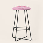 Smiley Pink Disco Ball Stool Gallery Image 1
