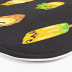 Sweet Lemon frog - dark Bath Mat Gallery Image 3