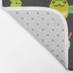 Sweet Lemon frog - dark Bath Mat Gallery Image 2