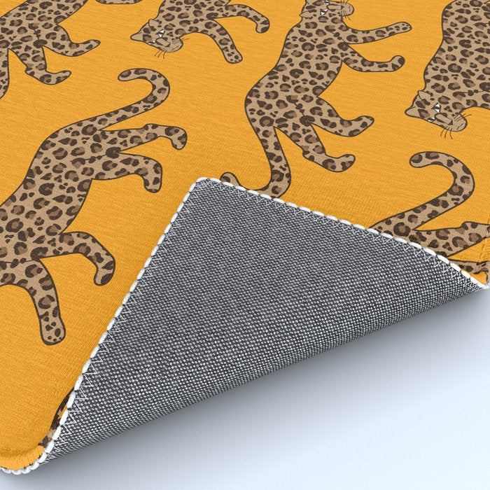 Kitty Parade - Classic Camel on Tangerine Rug Gallery Image 4