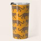 Kitty Parade - Classic Camel on Tangerine Travel Mug Gallery Image 3