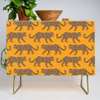 Kitty Parade - Classic Camel on Tangerine Credenza Gallery Image 1