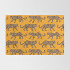Kitty Parade - Classic Camel on Tangerine Rug Gallery Image 2