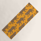 Kitty Parade - Classic Camel on Tangerine Yoga Mat Gallery Image 1
