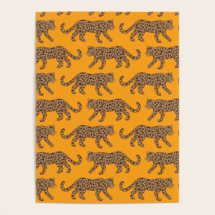 Kitty Parade - Classic Camel on Tangerine Poster Gallery Image 4