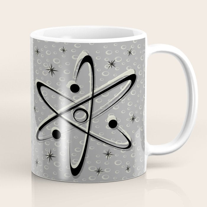 Atomic Love - Lunar Grey Coffee Mug Gallery Image 1
