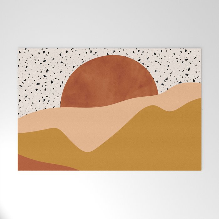 Terrazzo Sky Landscape Welcome Mat Gallery Image 1